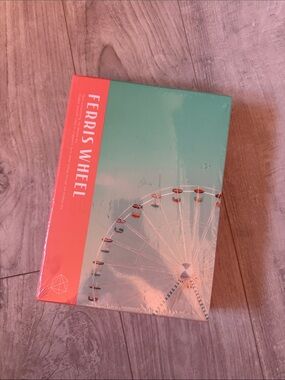 Ferris Wheel Puzzle Game - Teal and Coral 500 pieces
